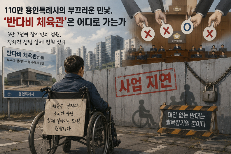 110만 용인특례시의 부끄러운 민낯, ‘반다비 체육관’은 어디로 가는가? [독자기고]